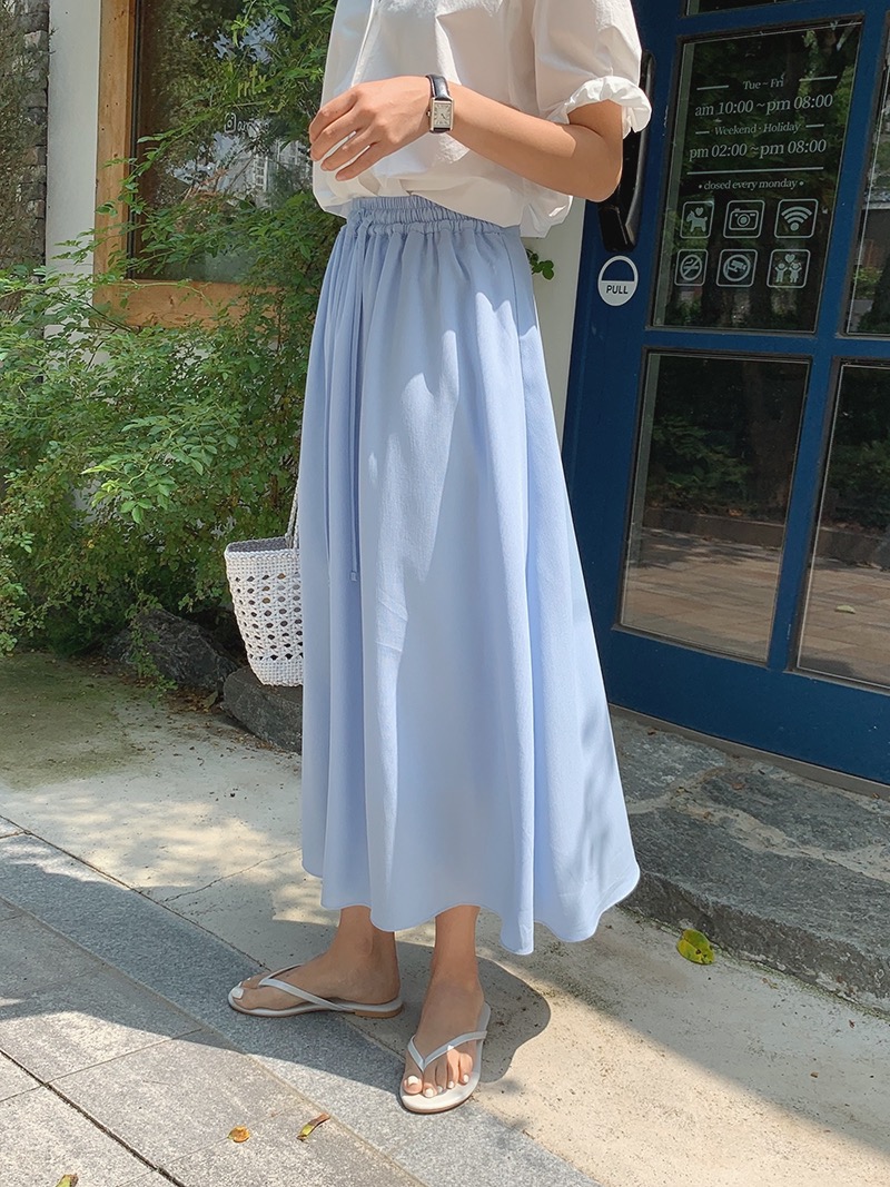 [Somemood] Purly skirt (blue-sky)