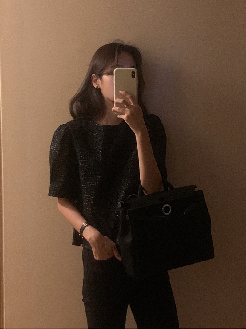 [Somemood] My birthday blouse (black)