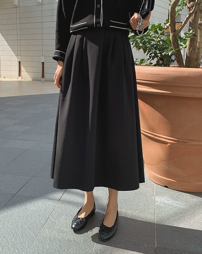 [Somemood] Hapburn skirt (black) 2차