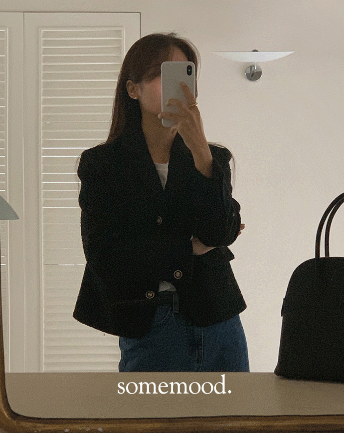[Somemood] Diana tweed jacket
