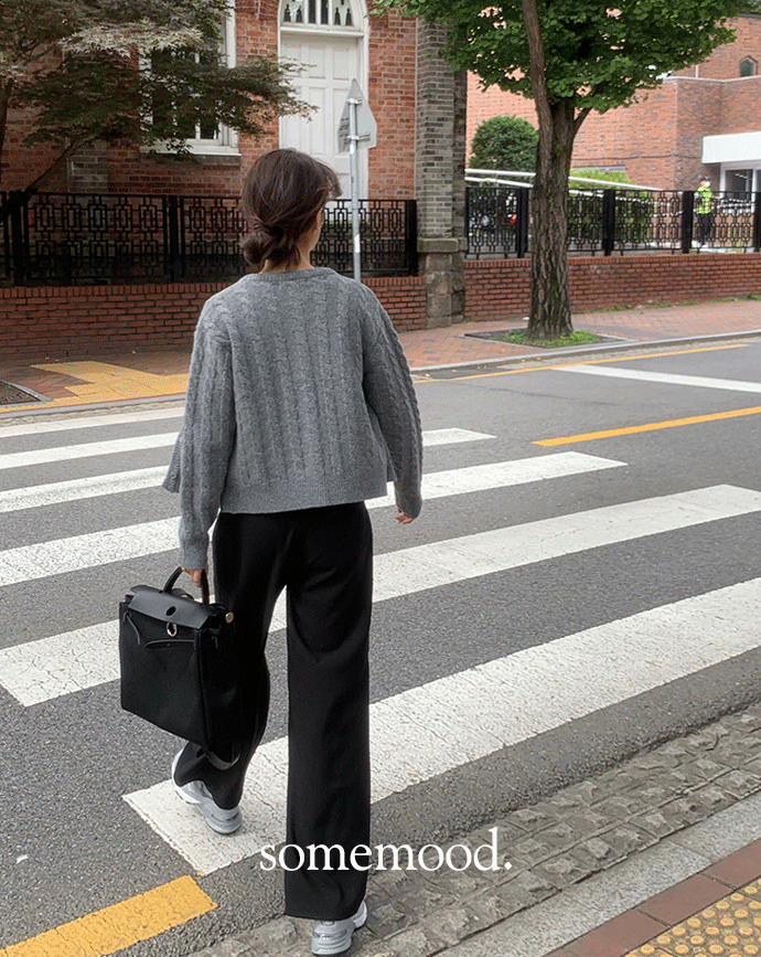 [Somemood] Our slacks (black) 6차예약주문