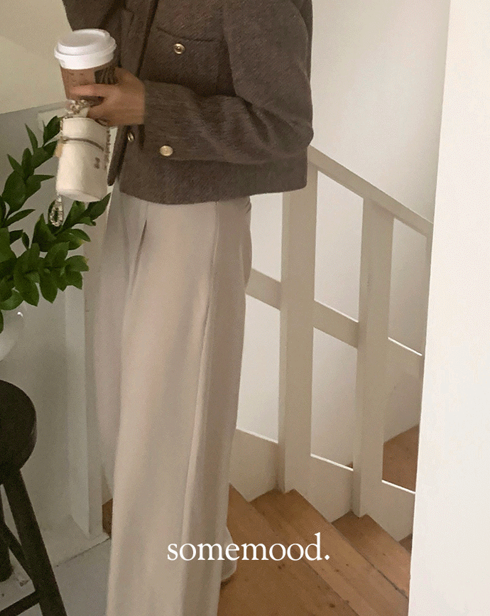 [Somemood] Our slacks (butter beige) 4차 예약주문