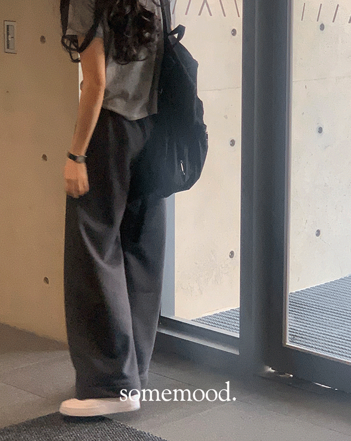 [Somemood] House sweat pants (charcoal)