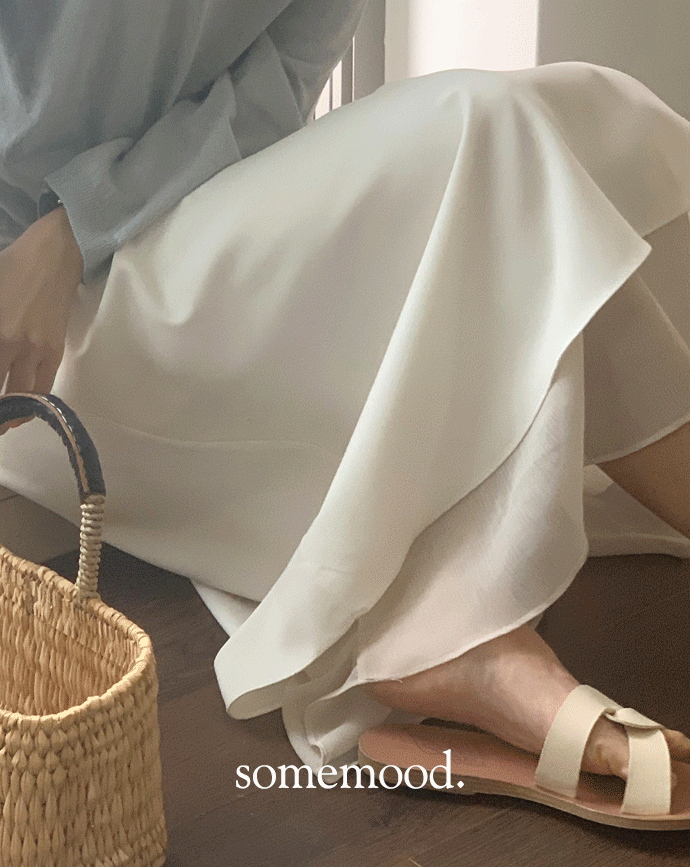 [Somemood] My perfume skirt (cream) 2차