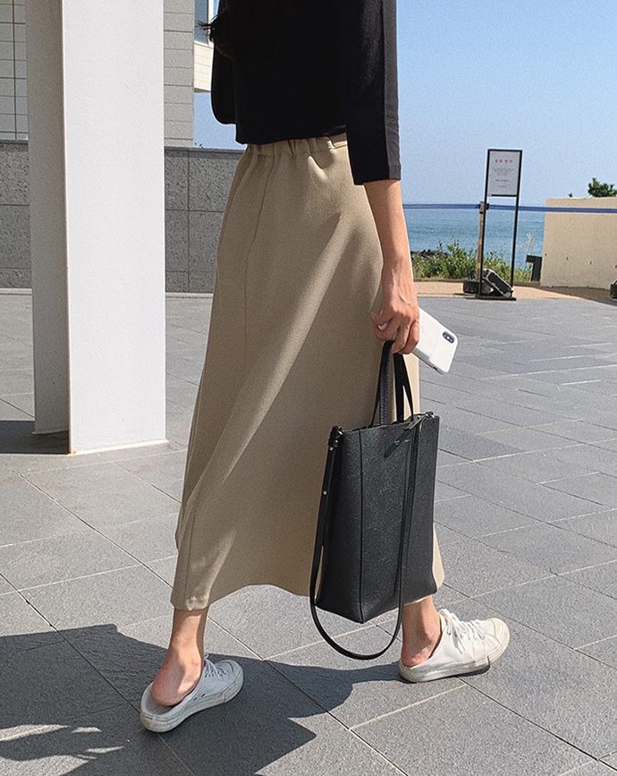 [Somemood] Hapburn skirt (beige)