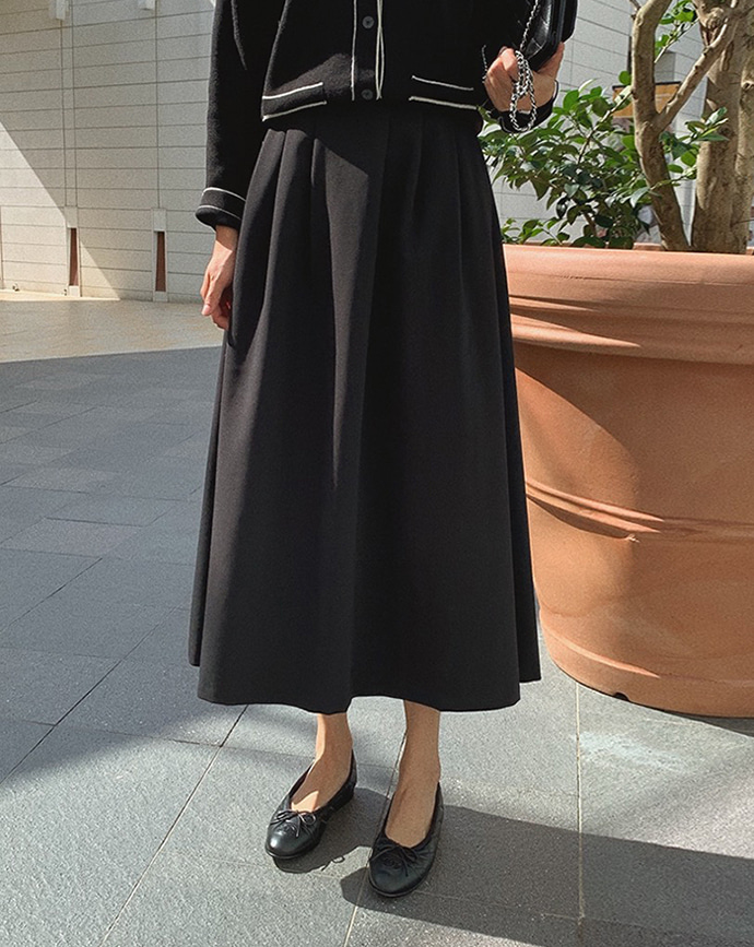 [mm.] Hapburn skirt (black) 2차