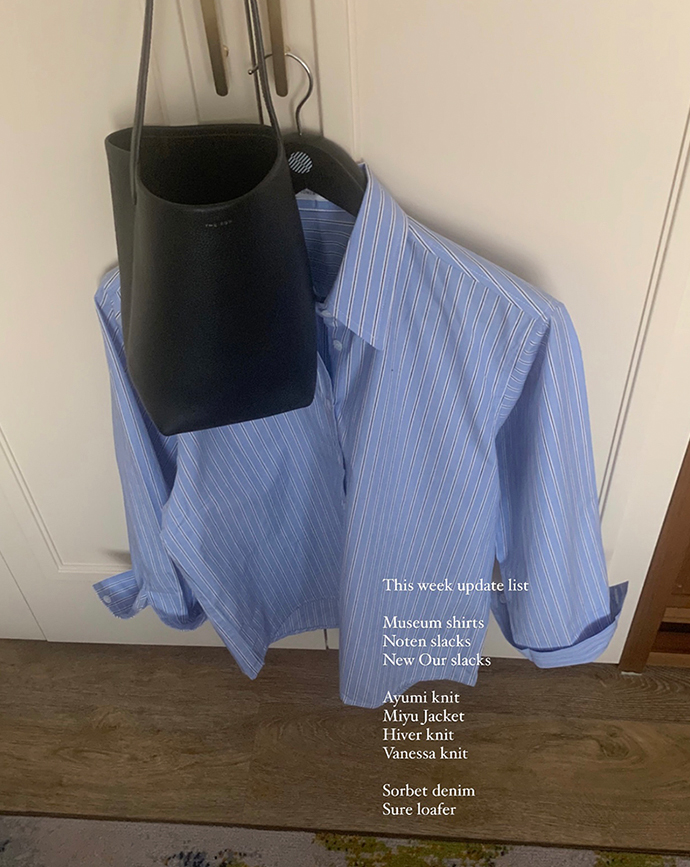 [Somemood] Museum shirts (blue stripe) 4차예약주문