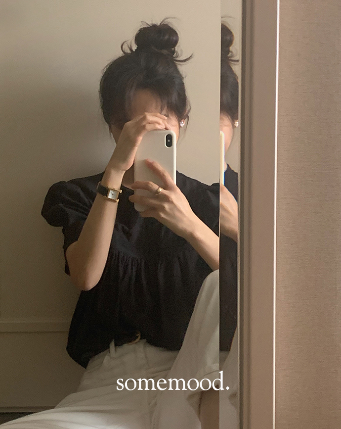 [Somemood] Olssen blouse (black) 5차
