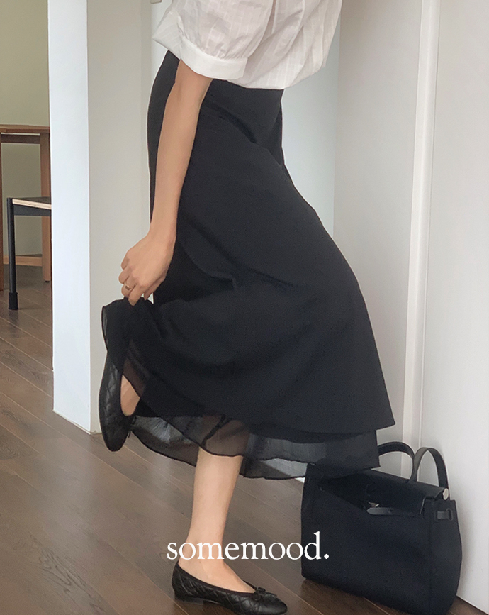 [Somemood] My perfume skirt (black) 2차예약주문